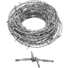 1320' galvanized double twist 4 points barbed wire roll for sale